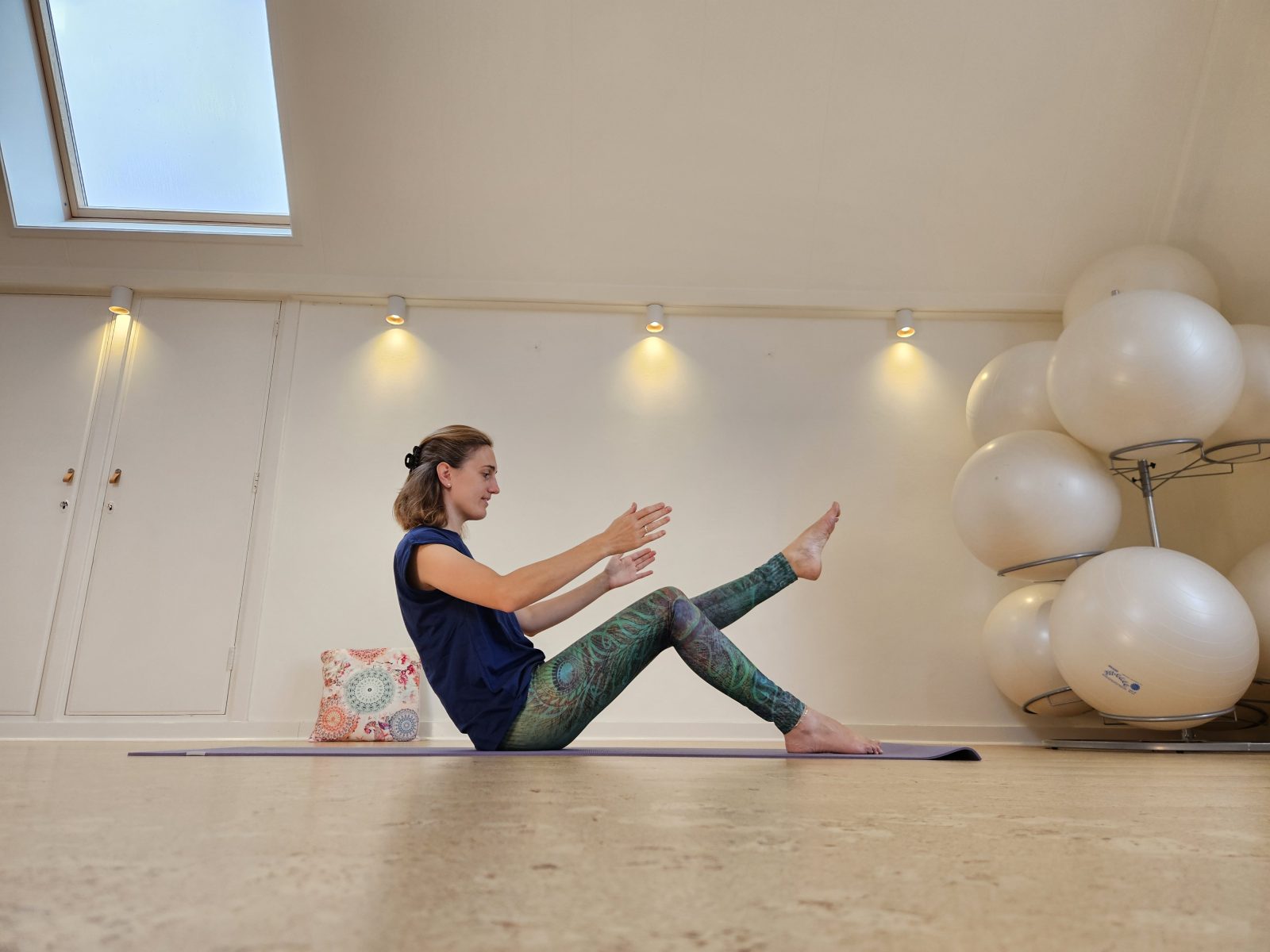 Fytaal Pilates houding passend bij de blog